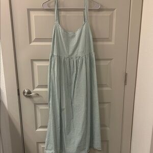 Old Navy Green Striped Dress